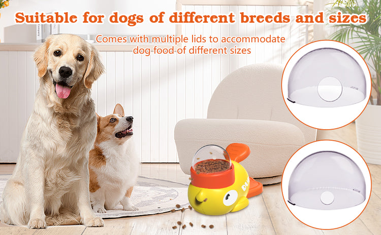 Doggies Merch® 🦆 QuackySnacks Interactive Duck Feeder Toy for Dogs