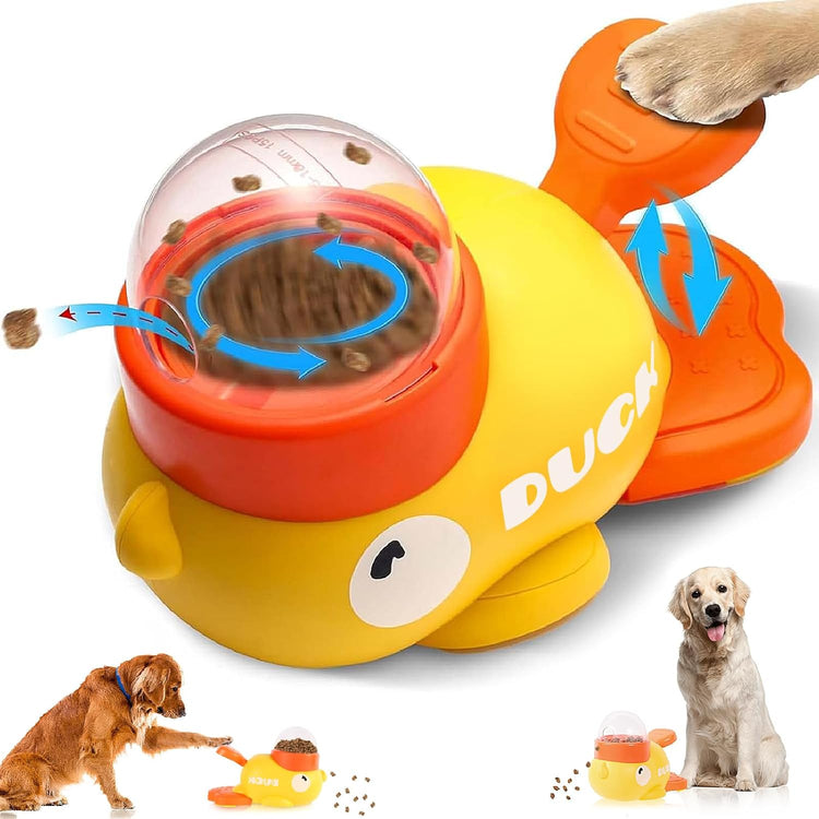 Doggies Merch® 🦆 QuackySnacks Interactive Duck Feeder Toy for Dogs