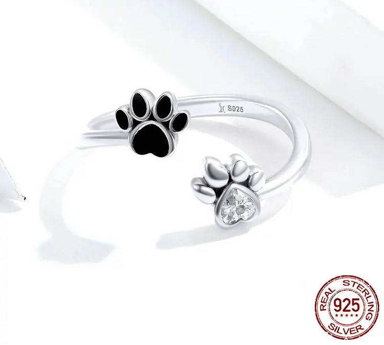 🐾 Sterling Silver Paw Ring