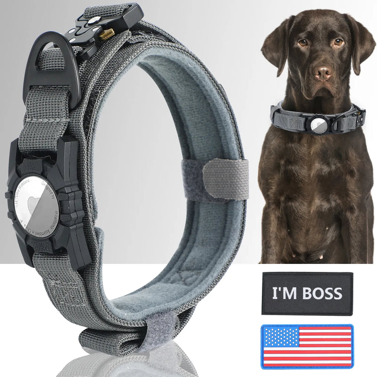Doggies Merch® Tactical AirTag Collar