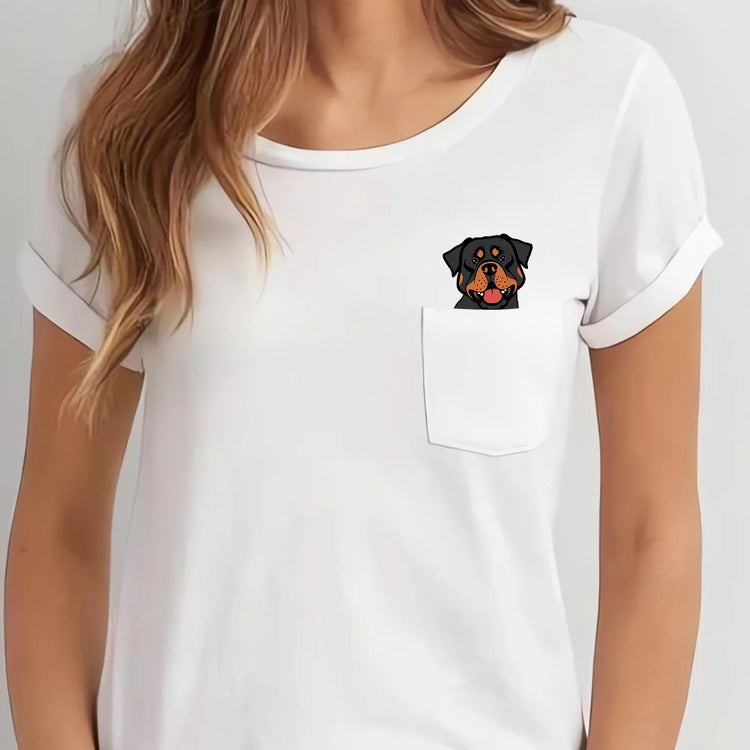 Doggies Merch® Rottweiler Pocket Tee