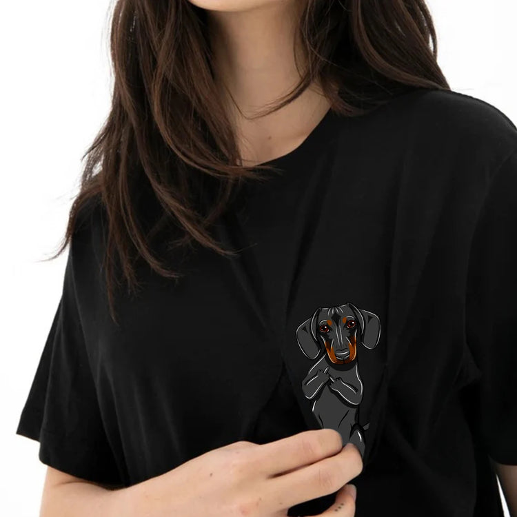 Doggies Merch® Dachshund Pocket Tee