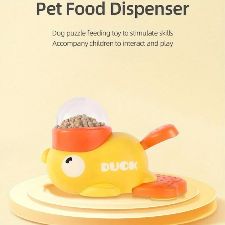 Doggies Merch® 🦆 QuackySnacks Interactive Duck Feeder Toy for Dogs