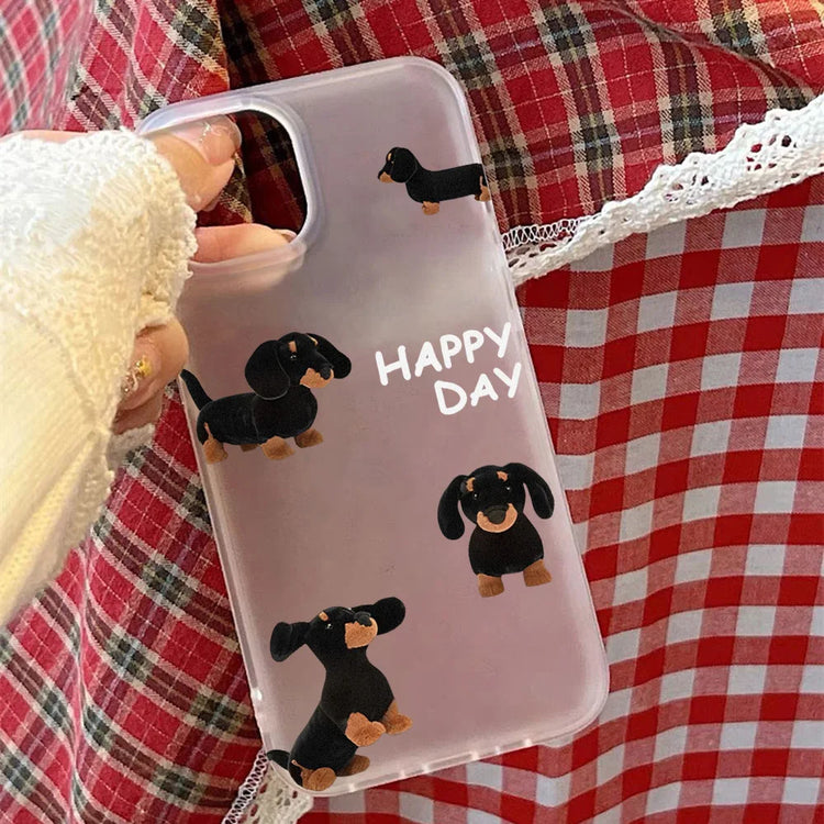 Doggies Merch® Dachshund Apple iPhone Cases