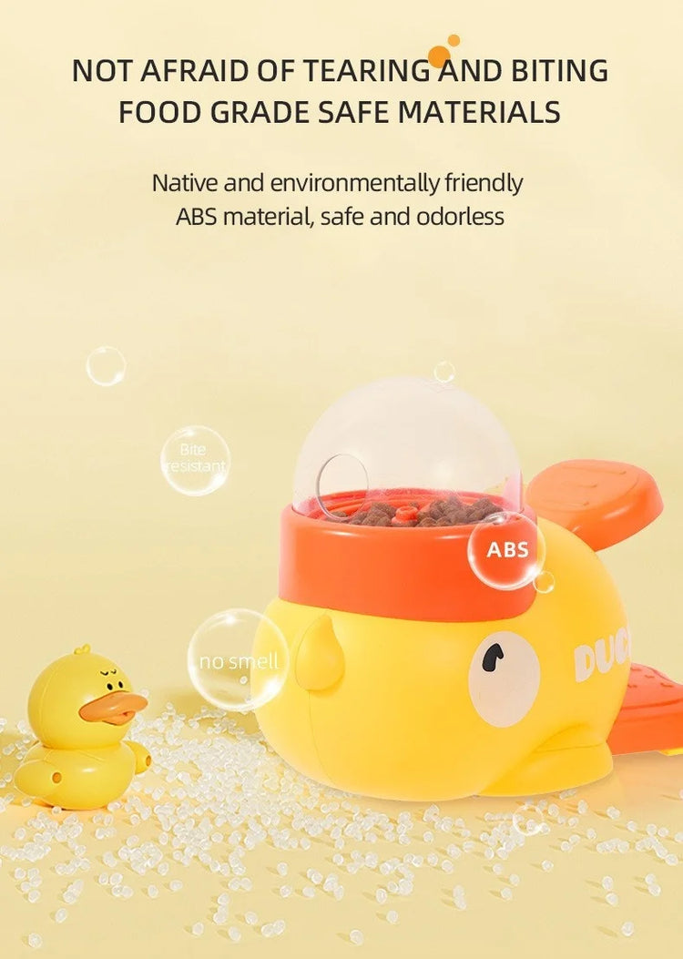 Doggies Merch® 🦆 QuackySnacks Interactive Duck Feeder Toy for Dogs