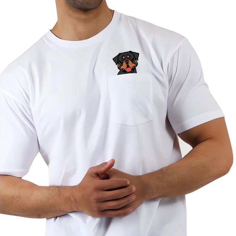 Doggies Merch® Rottweiler Pocket Tee
