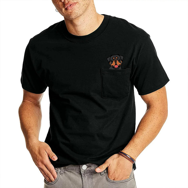 Doggies Merch® Rottweiler Pocket Tee