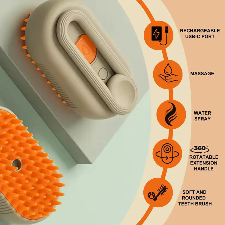 Doggies Merch® 3in1 Steam Brush
