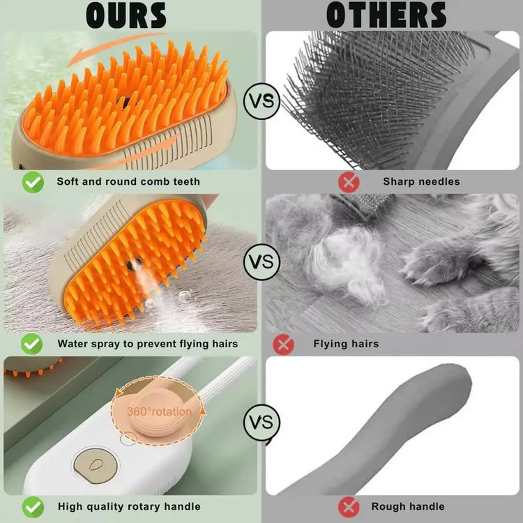Doggies Merch® 3in1 Steam Brush