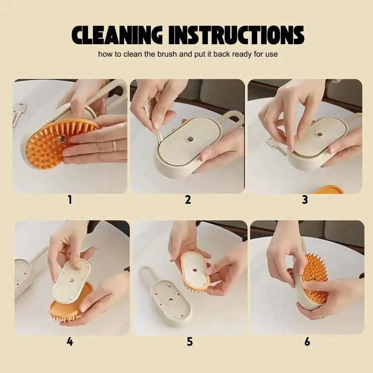Doggies Merch® 3in1 Steam Brush