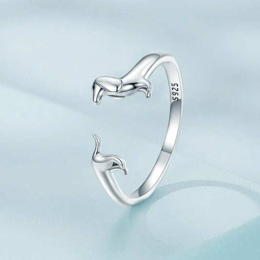 Doggies Merch® Dachshund Ring & Earrings
