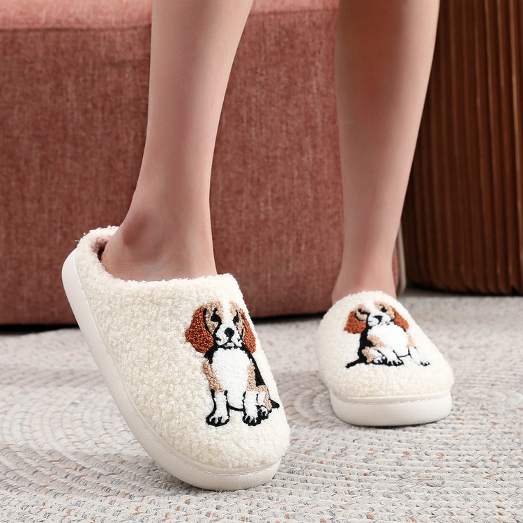 🐾 Beagle Slippers – Cozy Comfort with a Tail-Wagging Twist