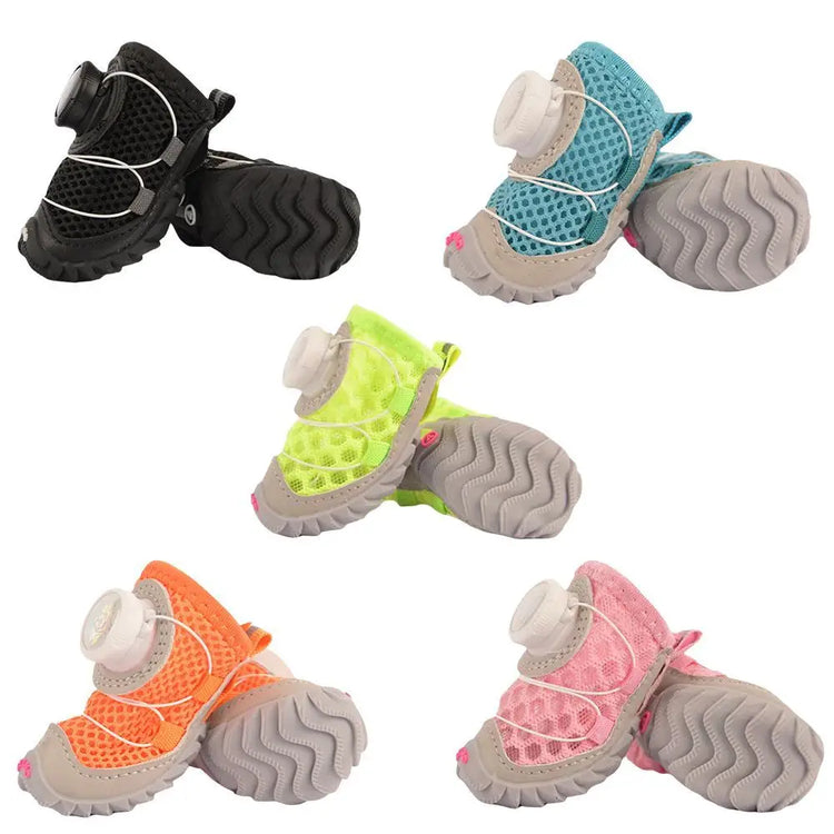 PawTrek Reflective Mesh Dog Sneakers