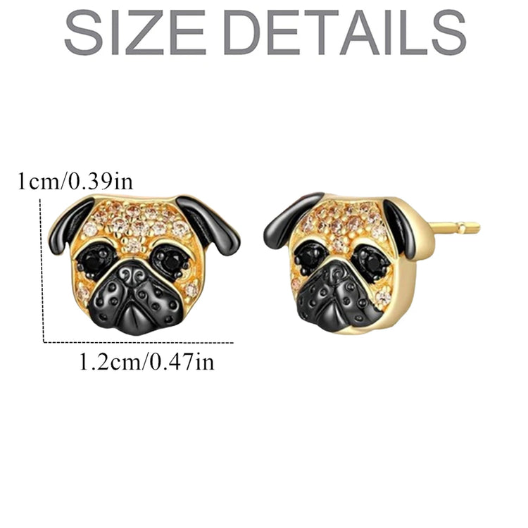 Doggies Merch® Earrings with Zircons