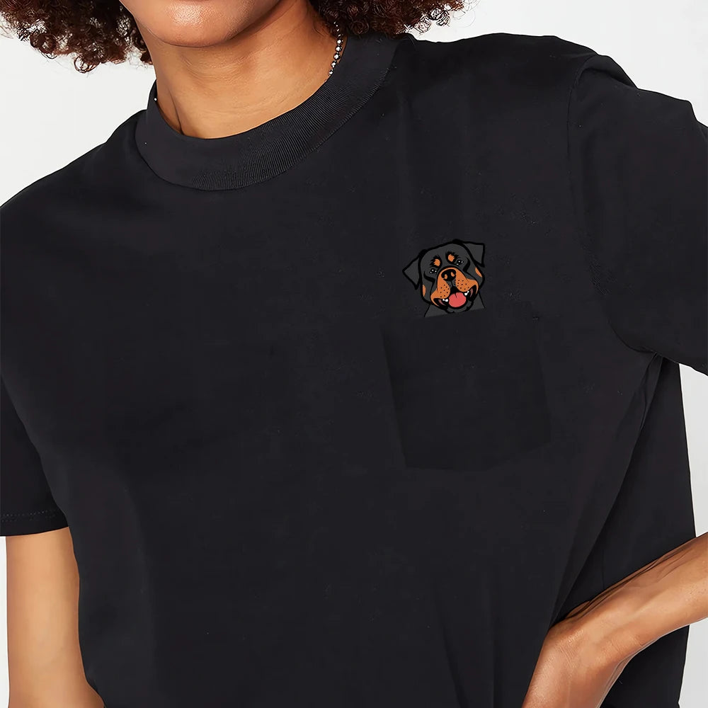 Doggies Merch® Rottweiler Pocket Tee
