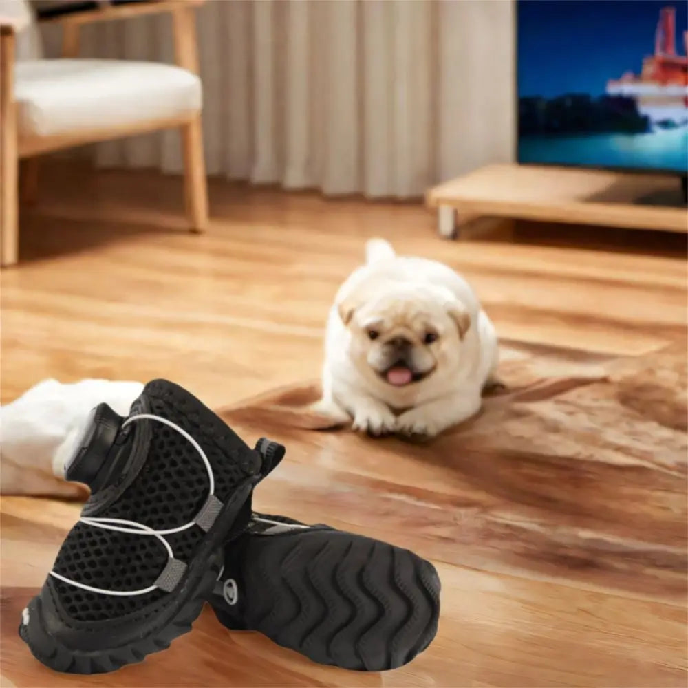 PawTrek Reflective Mesh Dog Sneakers