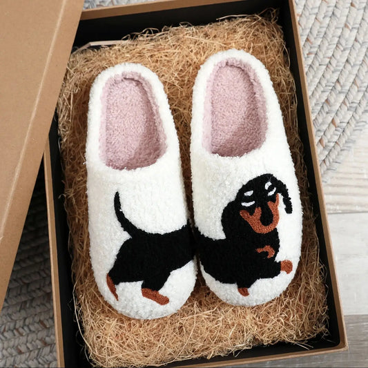 Doggies Merch® Dachshund Fluffy Slippers