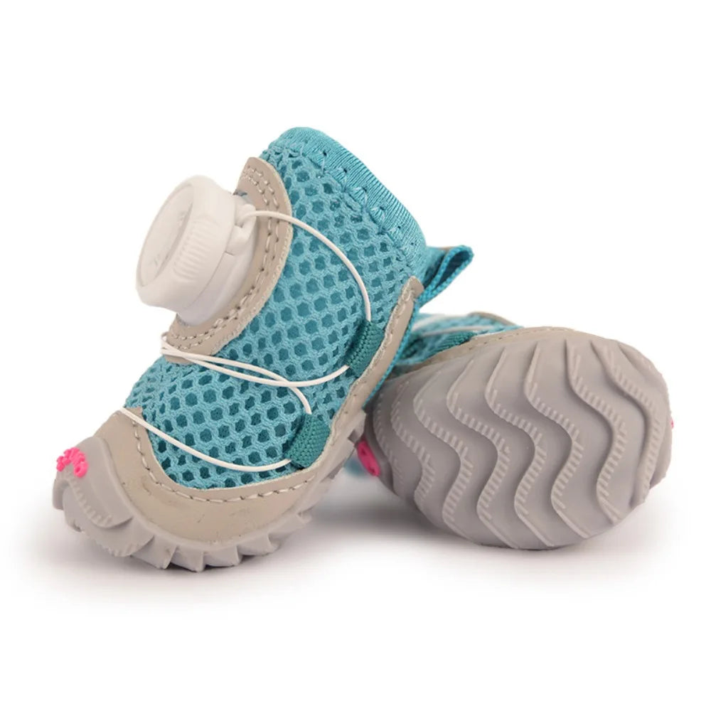 PawTrek Reflective Mesh Dog Sneakers
