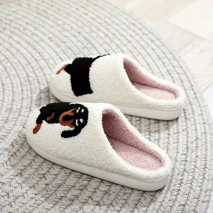 🥿 Dachshund Cartoon Slippers – Cozy Paws for Dog Lovers