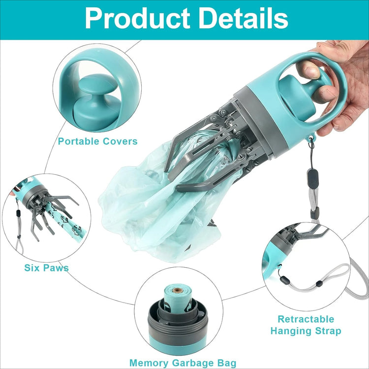 🐾 Portable Dog Poop Scooper Set – Clean Walks Made Easy