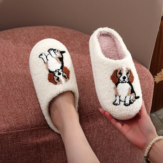 🐾 Beagle Slippers – Cozy Comfort with a Tail-Wagging Twist