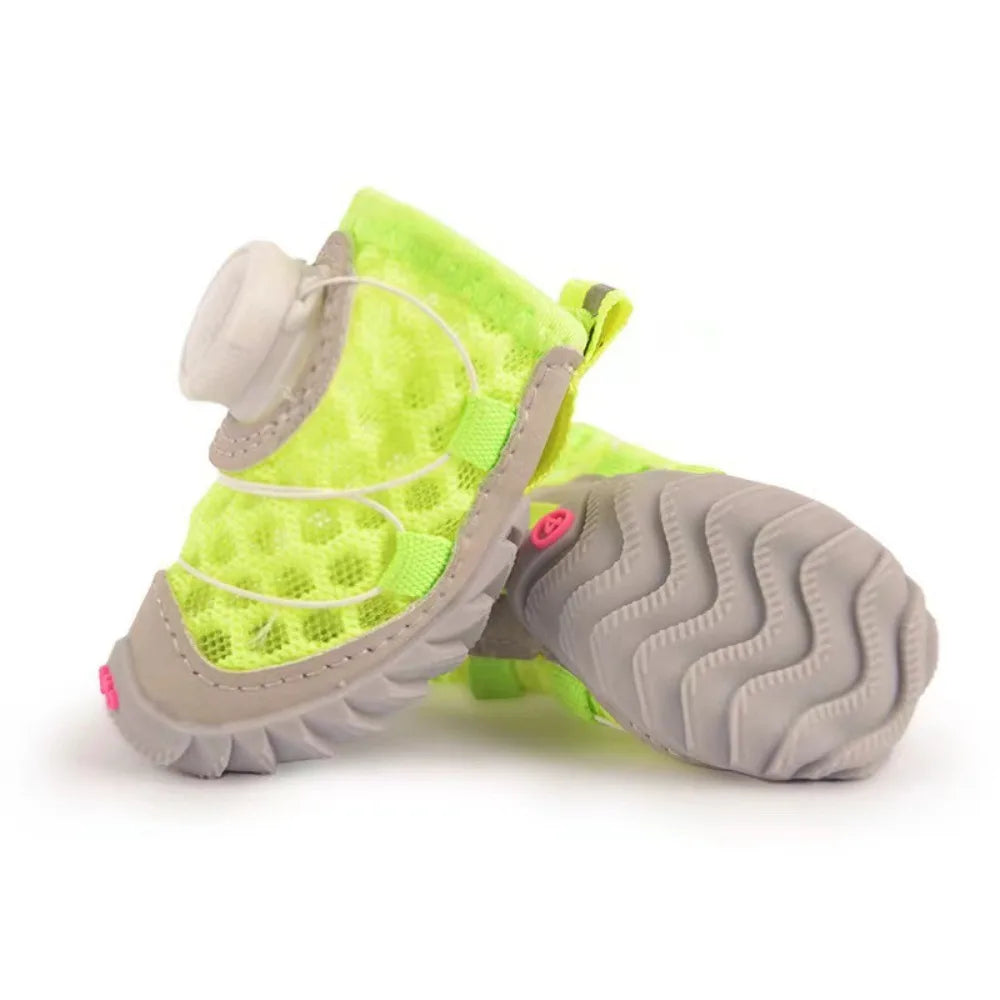 PawTrek Reflective Mesh Dog Sneakers