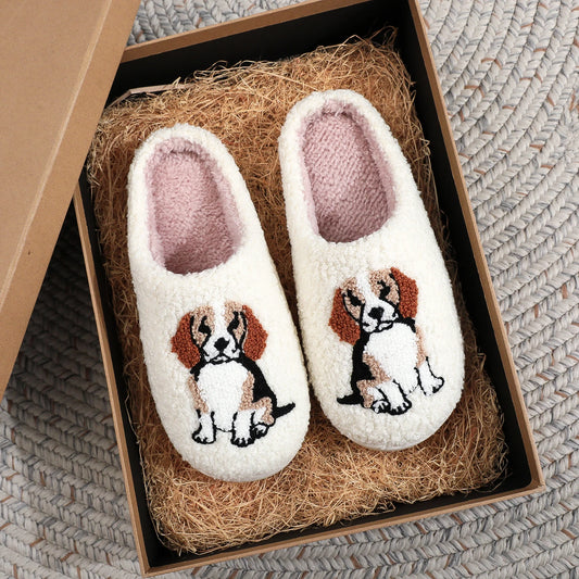 🐾 Beagle Slippers – Cozy Comfort with a Tail-Wagging Twist