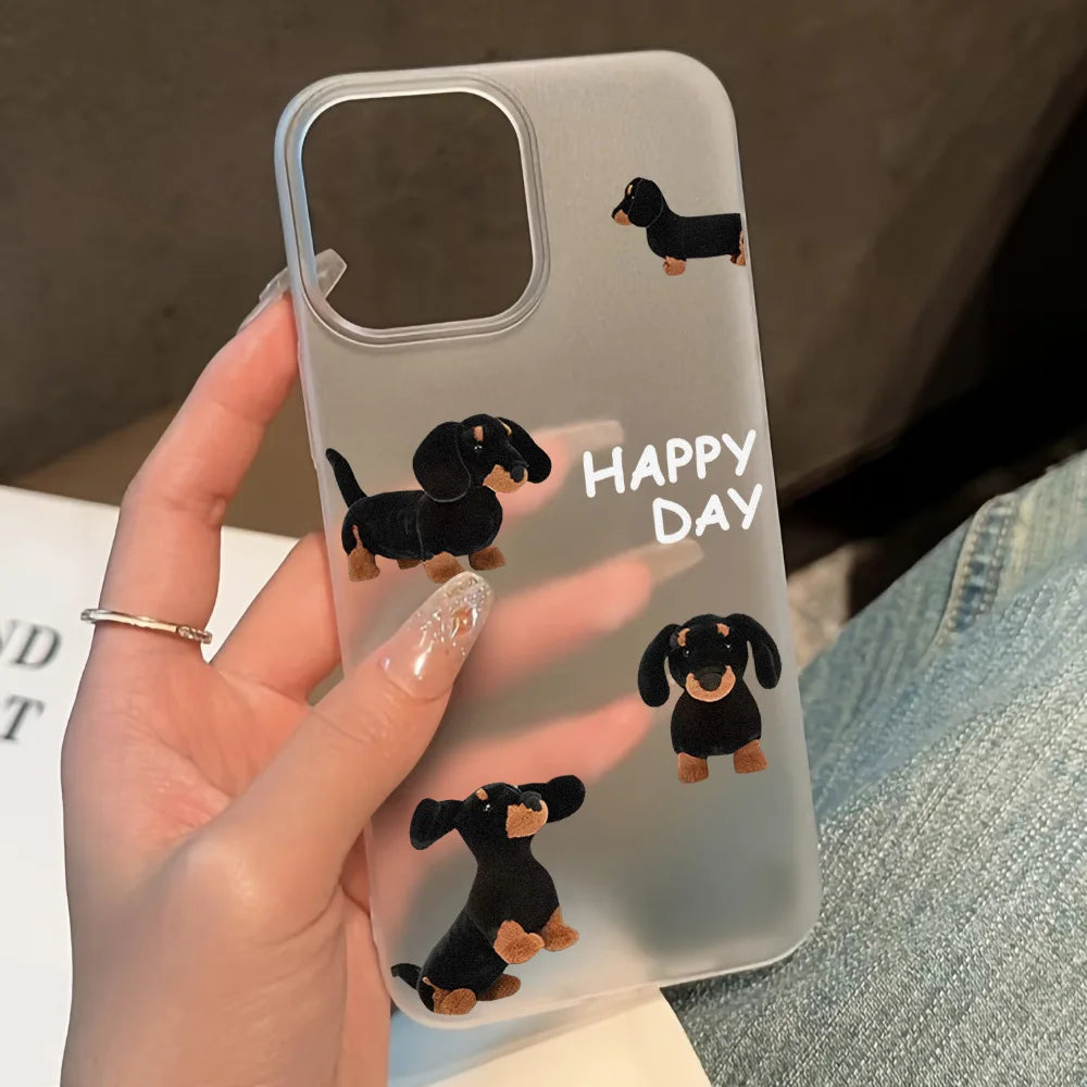 Doggies Merch® Dachshund Apple iPhone Cases