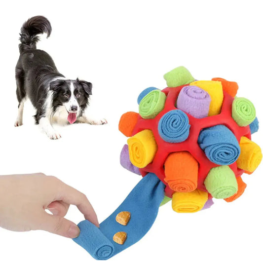 🐶 Interactive Dog Sniffing Ball – Foraging & Training Toy