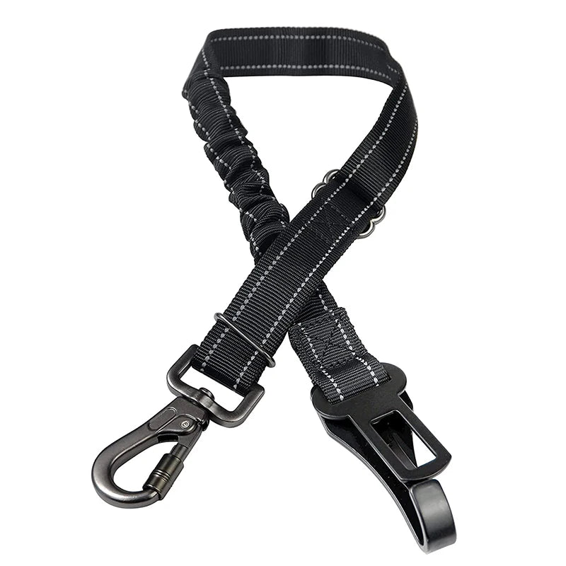 🐾 Adjustable Retractable Dog Car Seat Belt