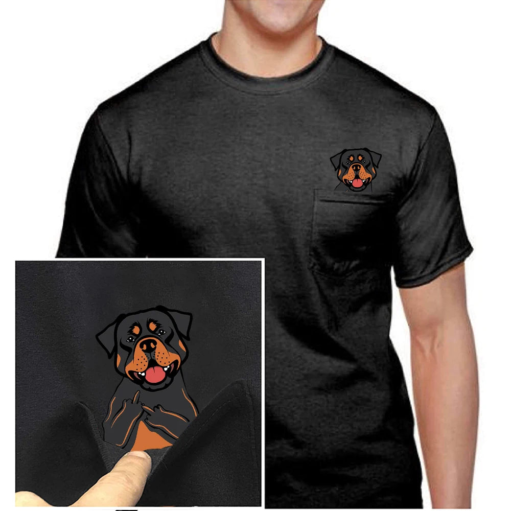 Doggies Merch® Rottweiler Pocket Tee