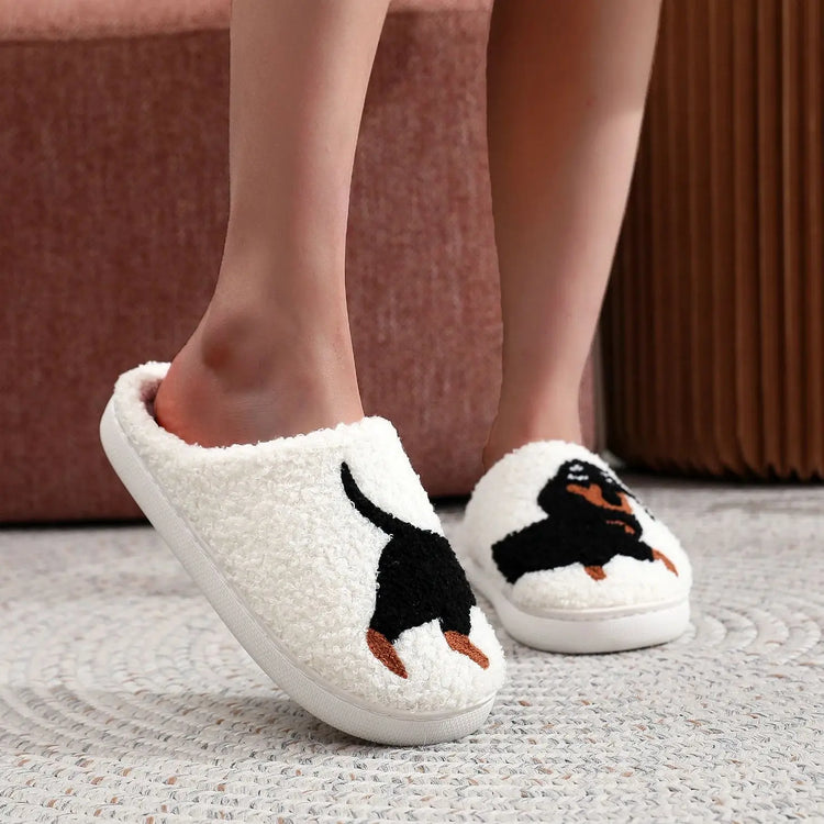 Doggies Merch® Dachshund Fluffy Slippers