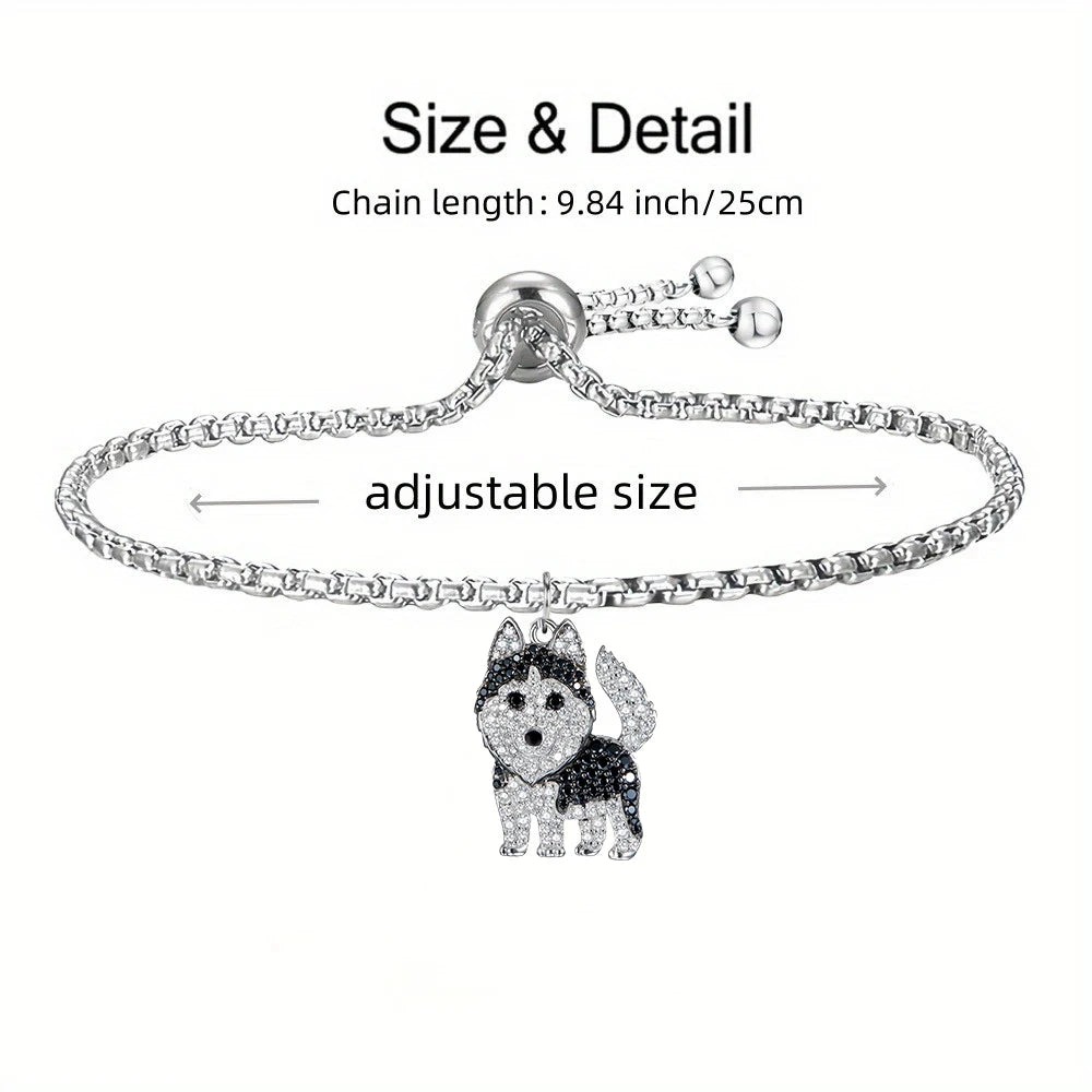 Husky Steling Silver Bolo Bracelet