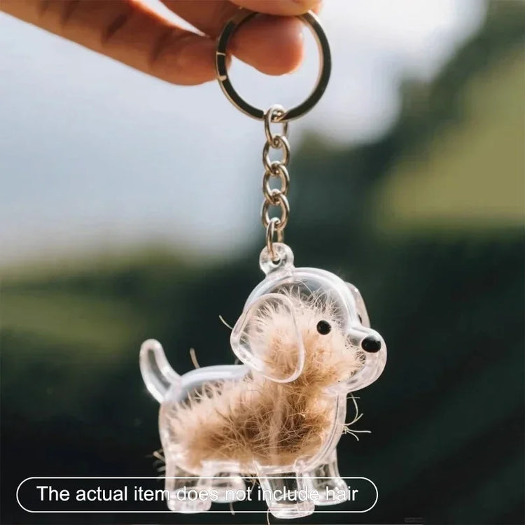 🐾 Keepsake Capsule Keychain – Memory Holder for Pets