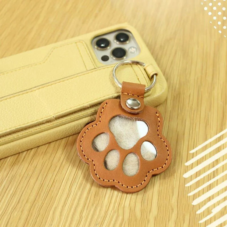 🐾 Memorial Pet Hair Keychain – Keep Their Memory Close