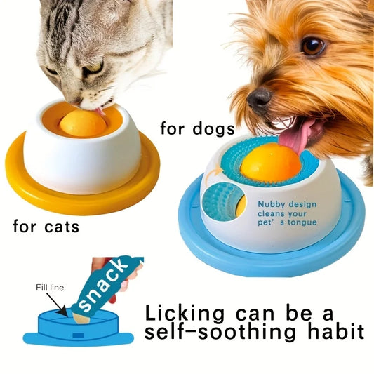 Pet Slow Feeder – Anxiety Relief & Interactive Feeding