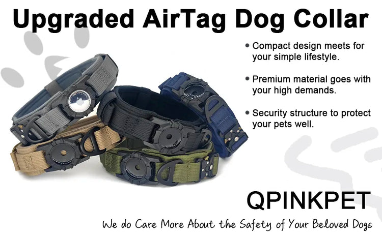 Doggies Merch® Tactical AirTag Collar