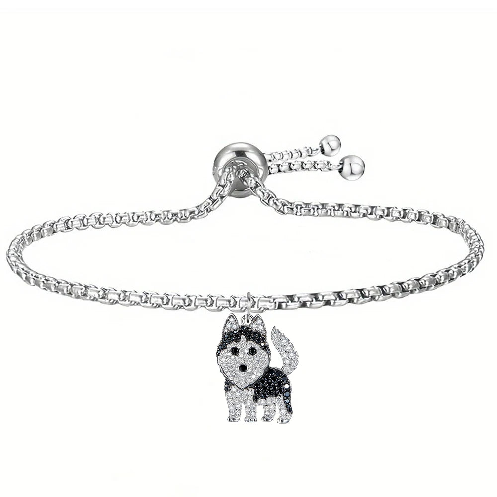 Husky Steling Silver Bolo Bracelet