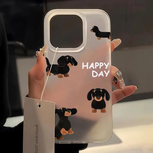 Doggies Merch® Dachshund Apple iPhone Cases