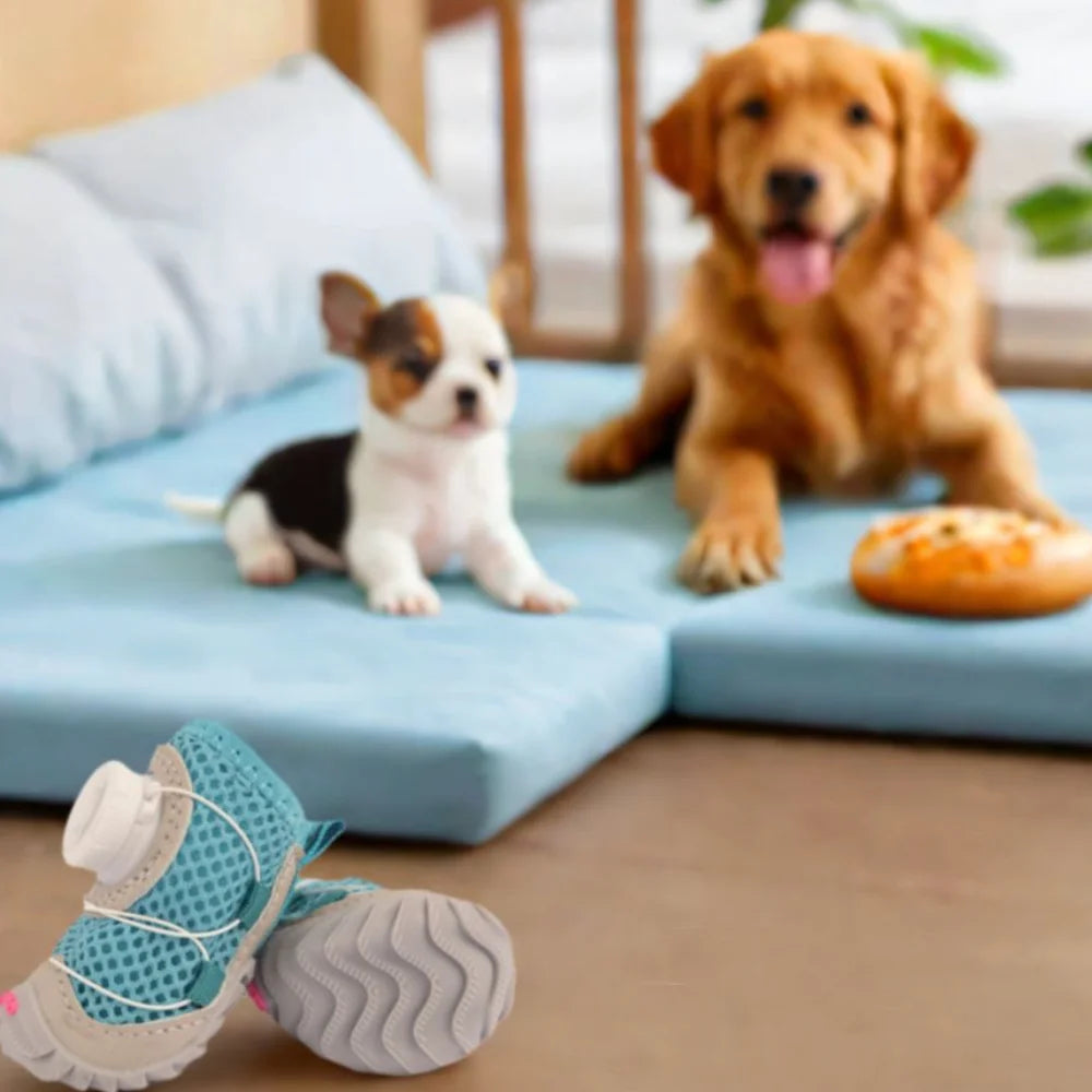 PawTrek Reflective Mesh Dog Sneakers