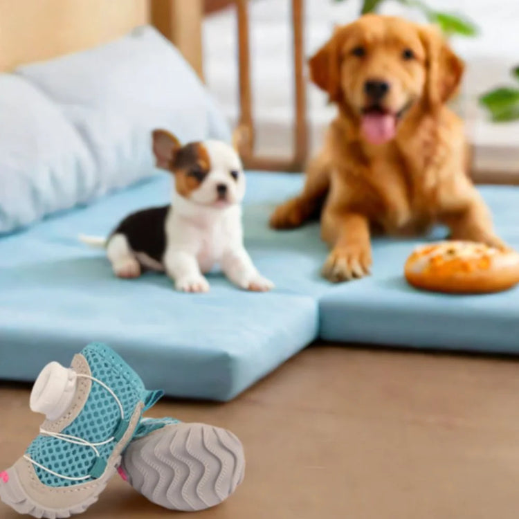 PawTrek Reflective Mesh Dog Sneakers