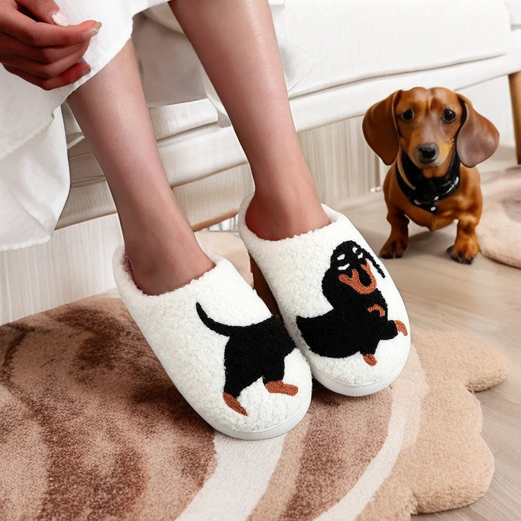 Doggies Merch® Dachshund Fluffy Slippers