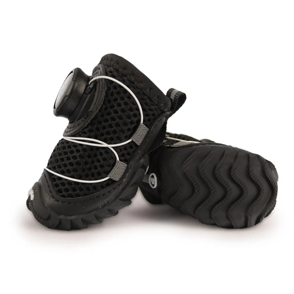 PawTrek Reflective Mesh Dog Sneakers