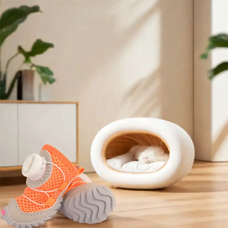 PawTrek Reflective Mesh Dog Sneakers