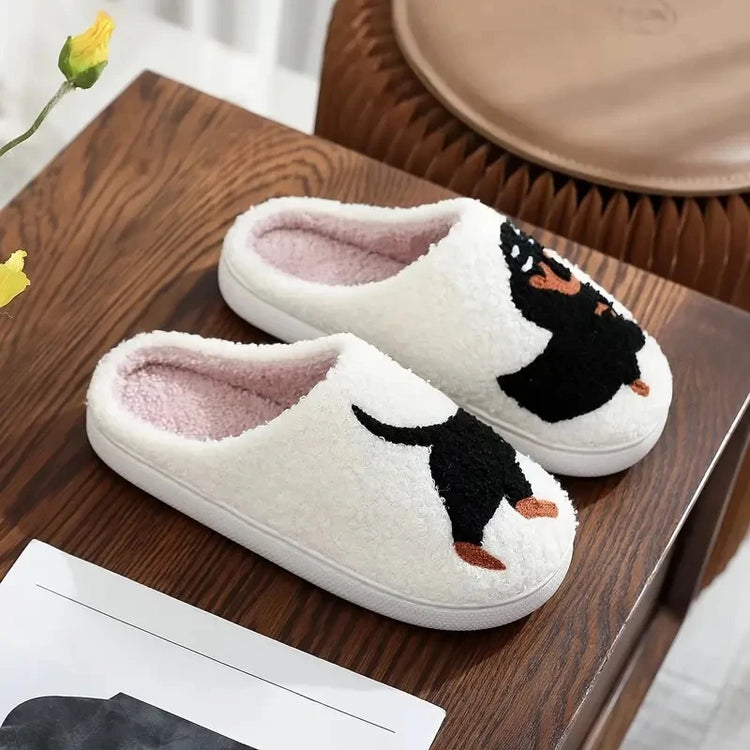🥿 Dachshund Cartoon Slippers – Cozy Paws for Dog Lovers
