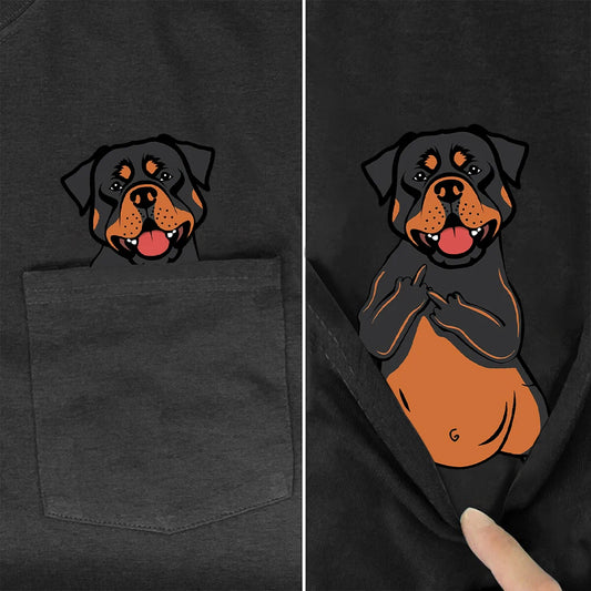Doggies Merch® Rottweiler Pocket Tee