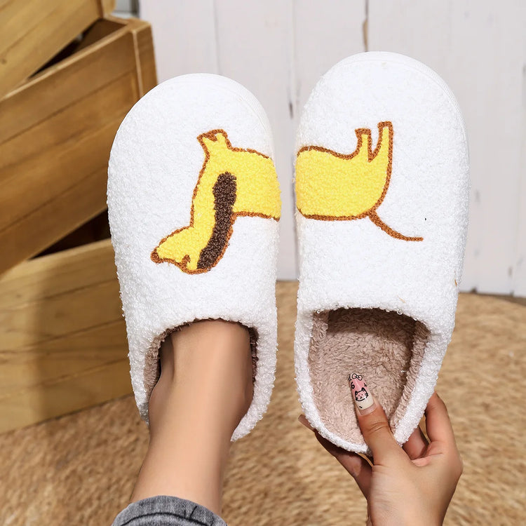 🥿 Dachshund Cartoon Slippers – Cozy Paws for Dog Lovers