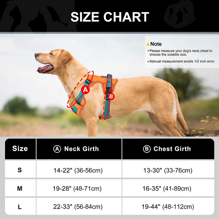 Doggies Merch® Non Pull Reflective Harnesses