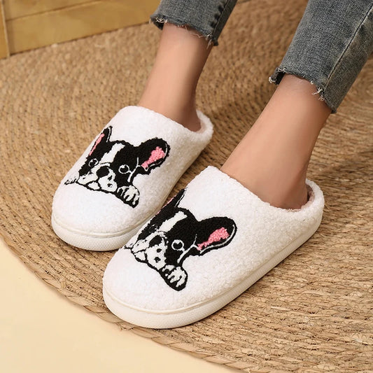 🐾 French Bulldog Slippers – Cozy Comfort with Canine Charm