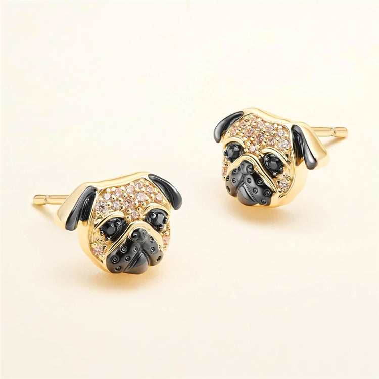 Doggies Merch® Earrings with Zircons